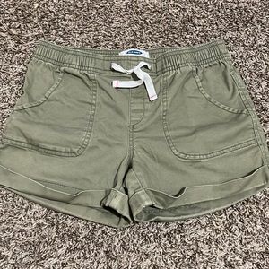 Green girls old navy shorts